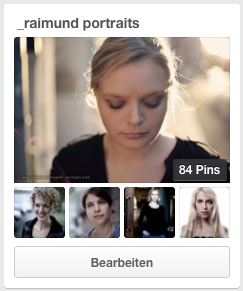 Meine Porträts auf Pinterest als Moodboard