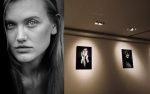 black and white portrait of a woman from GRAUTON photo exhibition